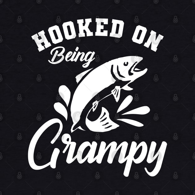 Fishing Grandpa - Hooked on being grampy by KC Happy Shop